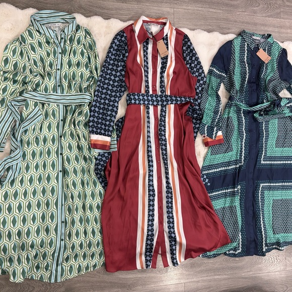 Gallery at Dunnes opal shirt dress lot 3 belted maxi dresses - EU 44 - Picture 1 of 12